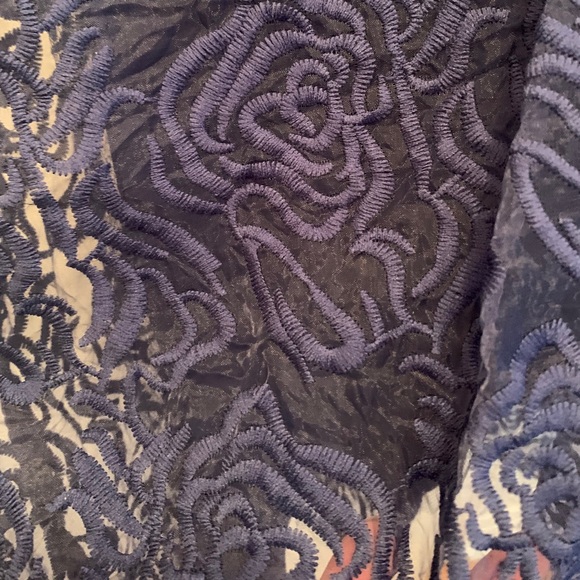 NWT 💡 blue lace dress (updated photos, posting) - Picture 8 of 9